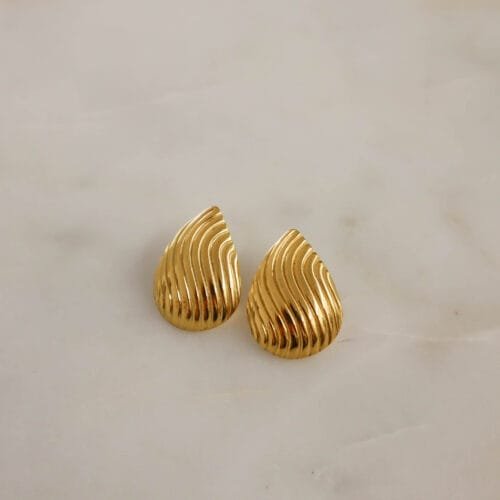 Oval earrings