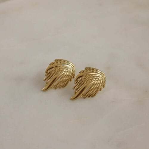 Feather earrings