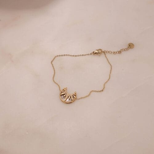 White moon bracelet - Image 2