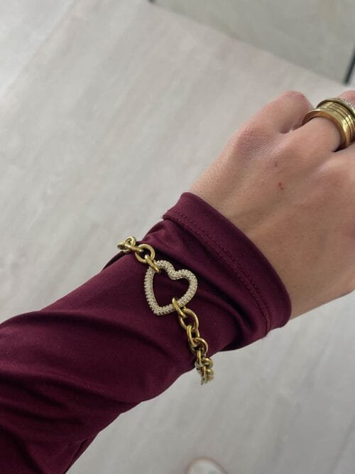 Gold hearts