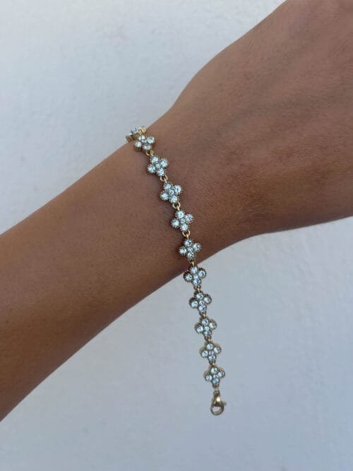 SILVER GOLD GLOW BRACELET - Image 2